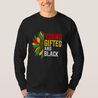 Camiseta Jovens e orgulhosas flores negras melanina African