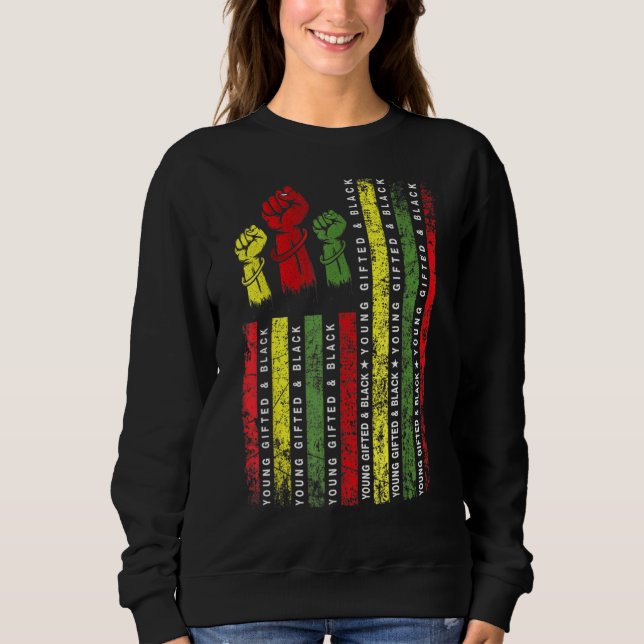 Camiseta Jovens Ed E História Negra Mês Afro-Americano (Frente)