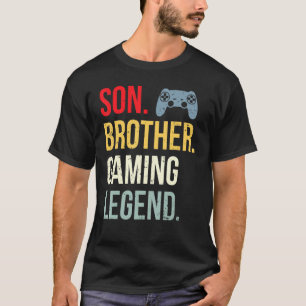 Camiseta Jovens engraçados Garotas Homens Jogadores Irmão V