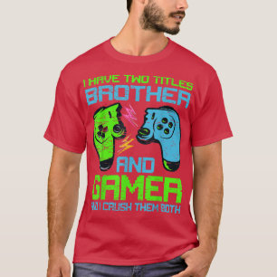 Camiseta Jovens Engraçados Rapazes Videos games De Teto