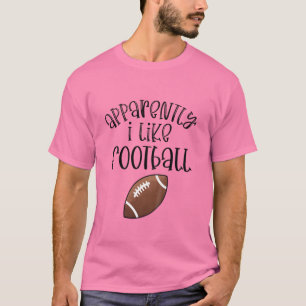 Camiseta Jovens Futebol É Para Meninas Aparentemente Gosto 