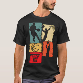 Camiseta Jovens jogadores de basquete