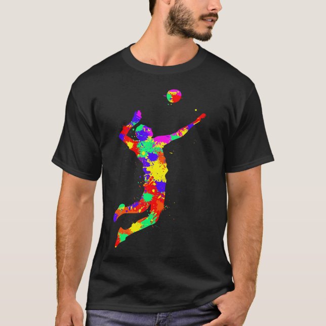 Camiseta Jovens Jogadores de Voleibol (Frente)