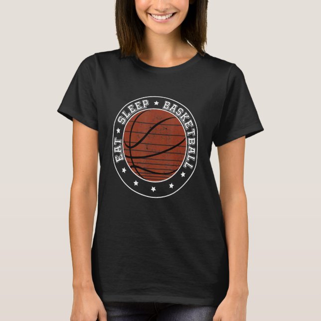 Camiseta Jovens Jovens Jovens Jogadores De Basquete (Frente)