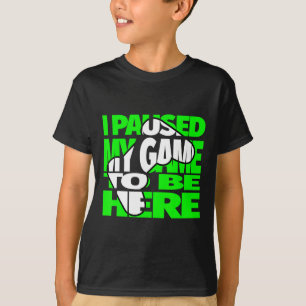 Camiseta Jovens Jovens Videos games Engraçados Dizendo Para