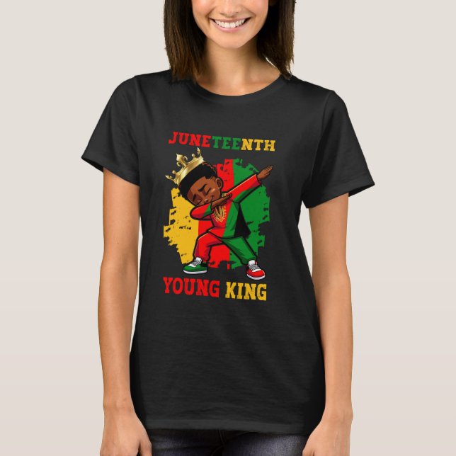 Camiseta Jovens King African American 1865 Boys Junetek (Frente)