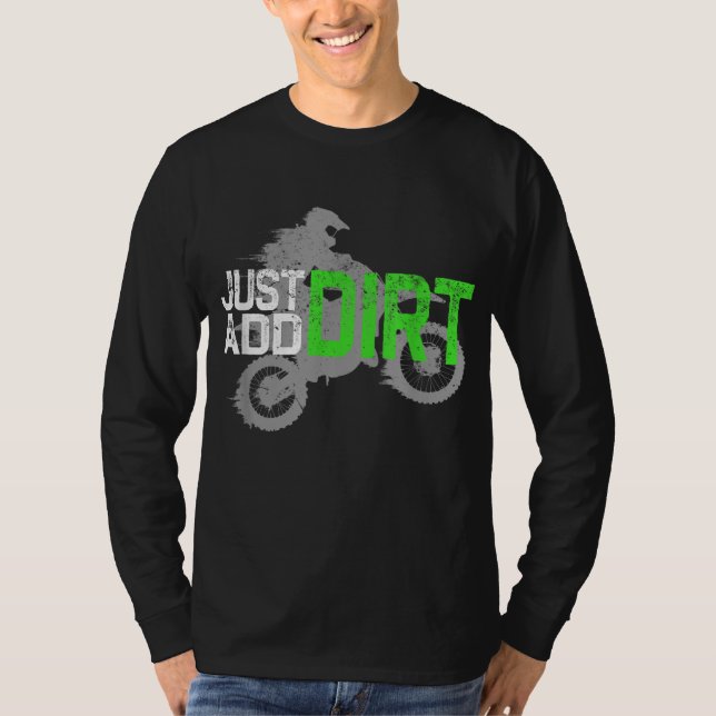 Camiseta Jovens Motocross Boys Dirt Bike Kids Dirt (Frente)