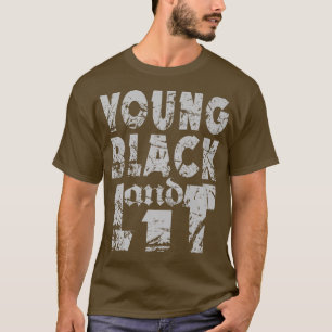 Camiseta Jovens negros e orgulhosos da história africana am