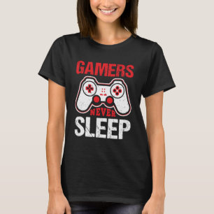 Camiseta Jovens nunca adormecem para vídeo de moças de recu