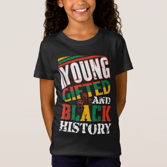 Camiseta Jovens Presentes E História Negra (Frente)