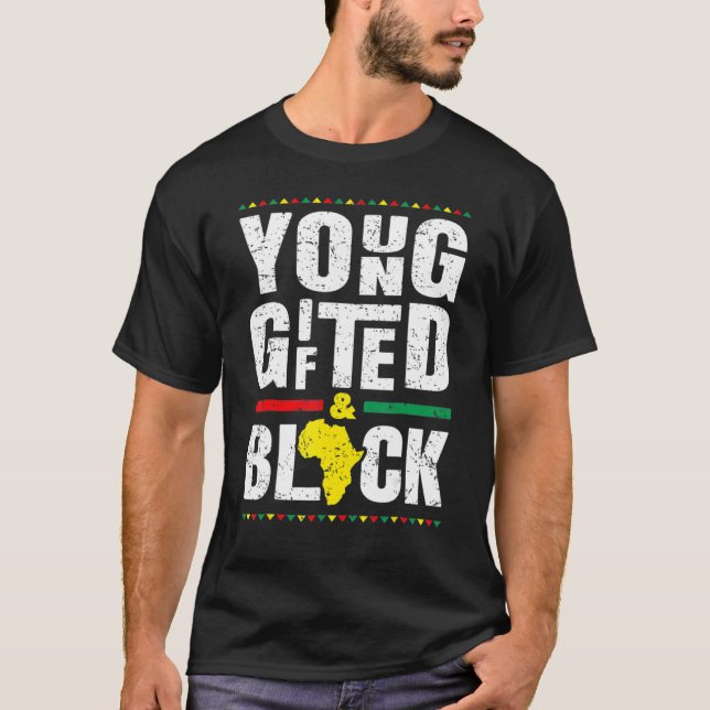 Camiseta Jovens Presos e Negros História Africana (Frente)