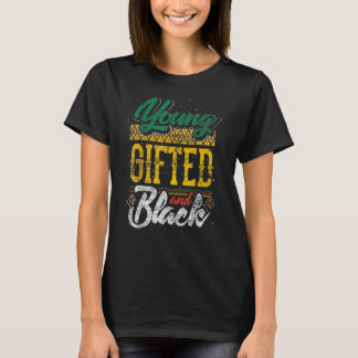 Camiseta Jovens Presos e Negros História Negra Mês Africano
