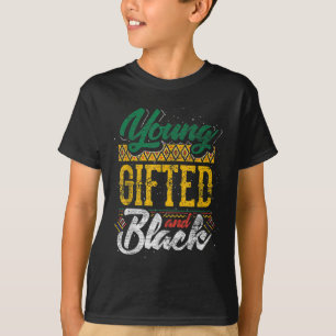 Camiseta Jovens Presos e Negros História Negra Mês Africano
