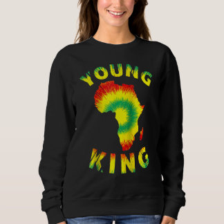Camiseta Jovens Rei África mapeiam Kente Closure Men Mulher