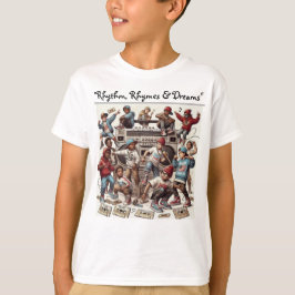 Camiseta Jovens "Rhythm, Rhymes & Dreams" Tshirt
