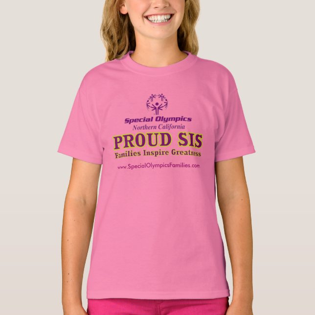 Camiseta Jovens Sis Orgulhosos se encaixaram (Frente)