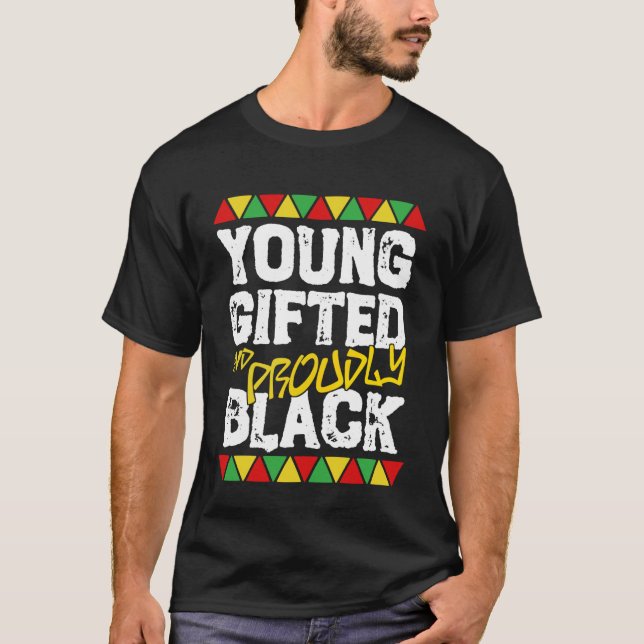 Camiseta Jovens Superdotados e Mês da História Negra Menino (Frente)