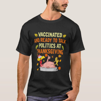 Camiseta Jovens Vacinados e Prontos para Falar Política em