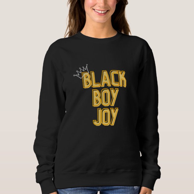 Camiseta Joy Black Boy (Frente)