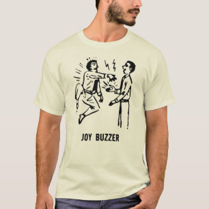 Camiseta "Joy Buzzer" Lista de banda desenhada Anúncio T-S