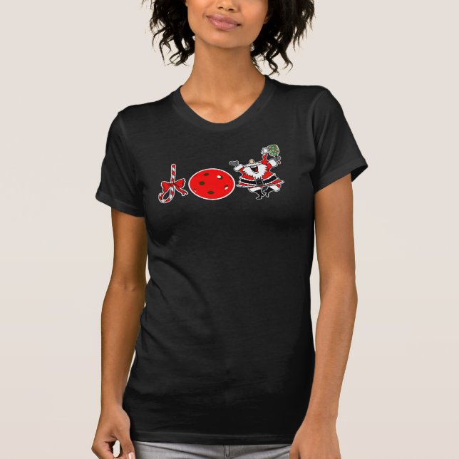 Camiseta Joy Candy Candy Candy Candy de Natal em Pickleball (Frente)