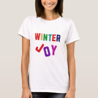 Joy de inverno - Letras Coloridas Cozinhas