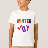 Joy de inverno - Letras Coloridas Cozinhas