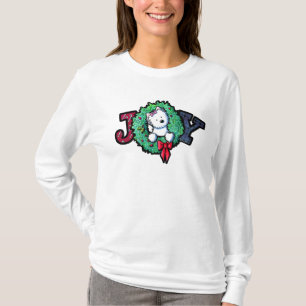 Camiseta Joy de Natal KiniArt Westie