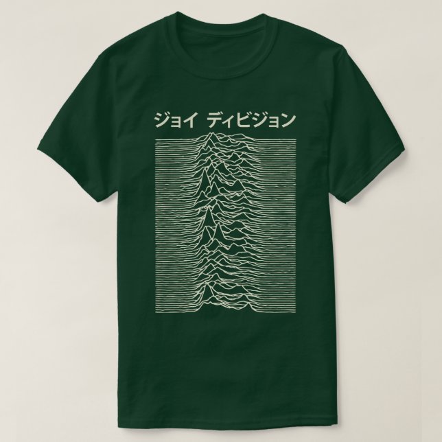 Camiseta Joy Division japonês (Frente do Design)