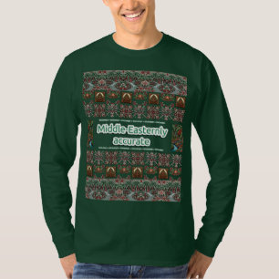 Camiseta Joy Green do Oriente Médio Precisão no Natal Feio