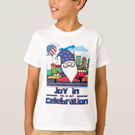 Camiseta Joy in 4th of July Celebration