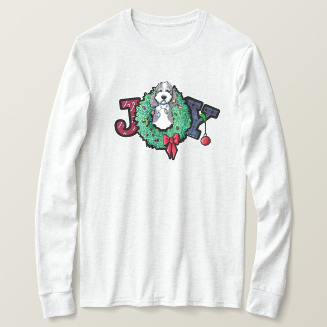 Camiseta Joy Natal de Partida KiniArt (Frente do Design)