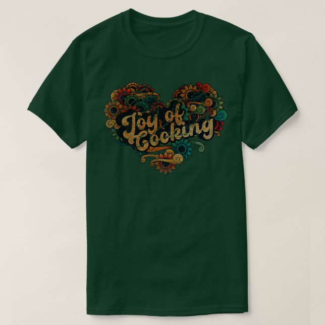 Camiseta Joy Of Cozinhar Gloomy (Frente do Design)