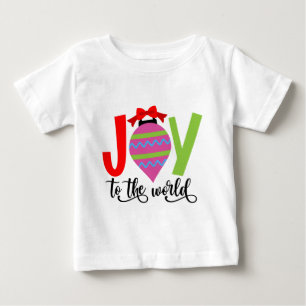 Camiseta Joy para a canção de Natal do Mundo