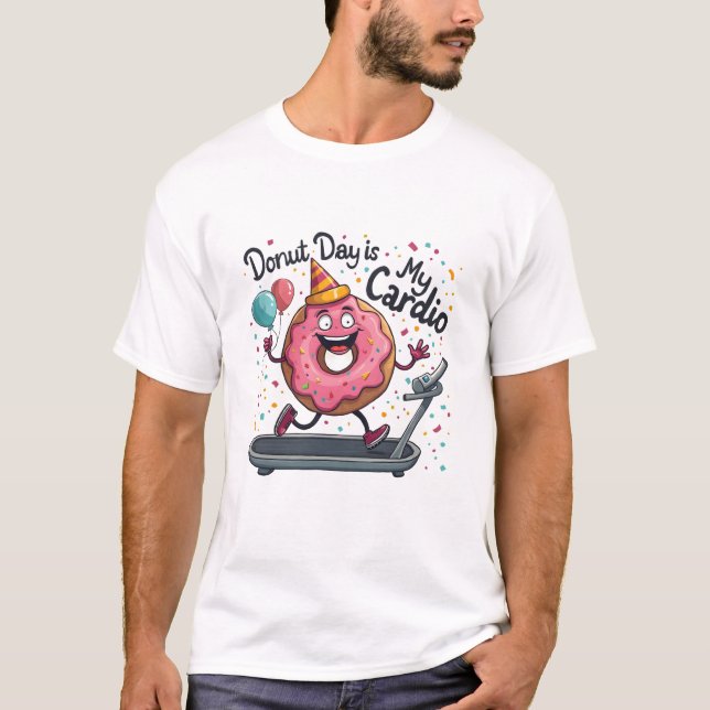 Camiseta Joy Sprinkle: Dia da Rosquinha Irresistível (Frente)
