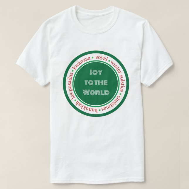 Camiseta Joy to the World (Frente do Design)
