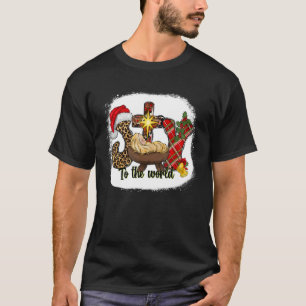Camiseta Joy To The World Baby Jesus In The Manger Christma