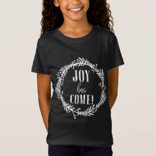 Camiseta Joy To The World Jesus Chegou Fofo De Natal