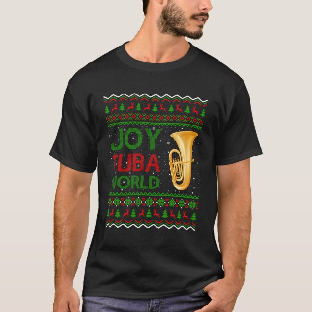 Camiseta Joy Tuba World Music Ugly Tuba (Frente)