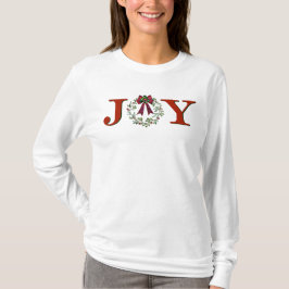 Camiseta Joy with Wreath