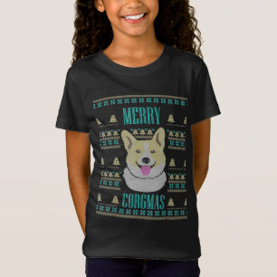 Camiseta Joyeux Corgmas Ugly Christmas Corgi