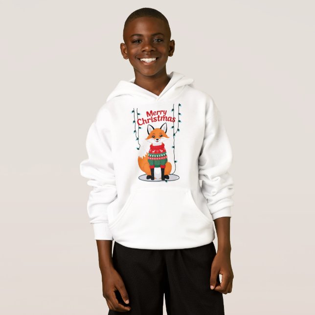 Camiseta Joyeux Noël, Renard ! (Frente Completa)
