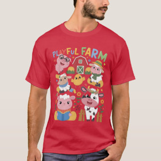 Camiseta Joyful Animal Farm boy