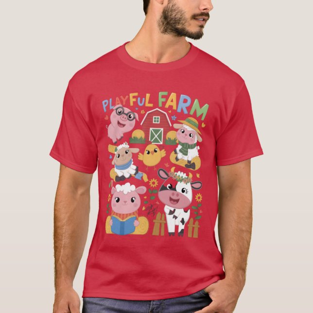 Camiseta Joyful Animal Farm boy (Frente)
