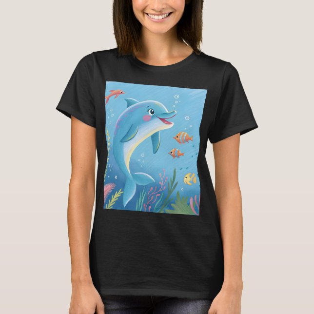 Camiseta Joyful Dolphin Moments (Frente)