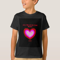 Joyful Hearts Boys Black Basic T Shirt