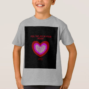 Camiseta Joyful Hearts Boys Light Steel Basic T Shirt