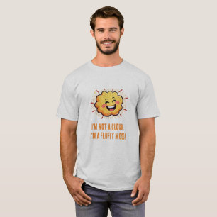 Camiseta Joyful Rindo da Arte da Nuvem Kawaii