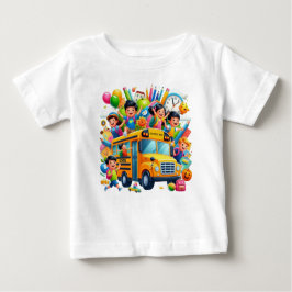 Camiseta Joyful School Ride: School Bus Adventure