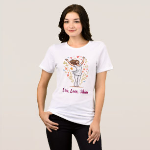 Camiseta Joyful Woman in Nature